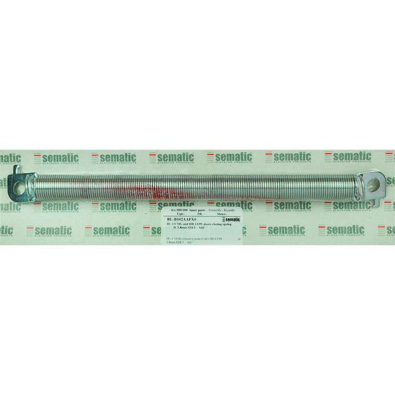 BL-B102AAFX06 | 1 X DOOR CLOSE SPRING. LENGTH: 450MM (D.1,6MM). FOR S2R/L WITH TB=1300-1350. FOR S4Z WITH TB=1400. (RED MARKING)