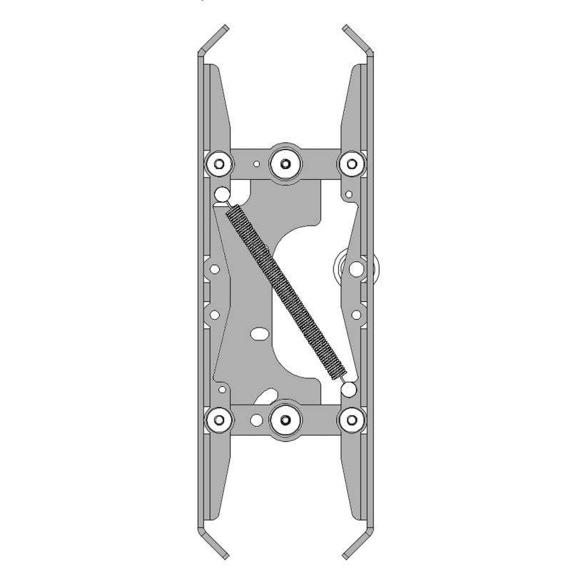 BL-B152ACDX01 | 1 X PUERTAS DE PATINES DE EXPANSIÓN SIN DISPOSITIVO DE BLOQUEO DE PUERTA DE CABINA (K2-4-6Z, K1-2-3L)