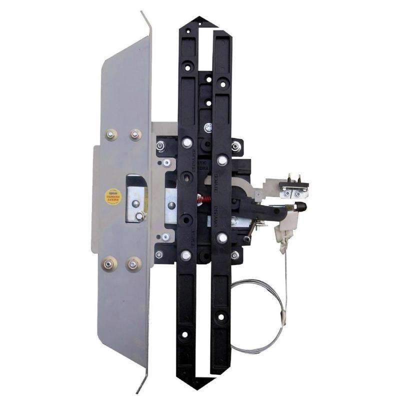 BL-B152ACLX03 | 1 X ALUMINIUM SKATE WITH CAR DOOR LOCKING DEVICE EN81 IP20 (K1-2-3 L LONG BLADE) SKATE ARMS WORKING LENGTH 485MM BL-B152ACLX03 | 1 X ALUMINIUM SKATE WITH CAR DOOR LOCKING DEVICE EN81 IP20 (K1-2-3 L LONG BLADE) SKATE ARMS WORKING LENGTH 485MM