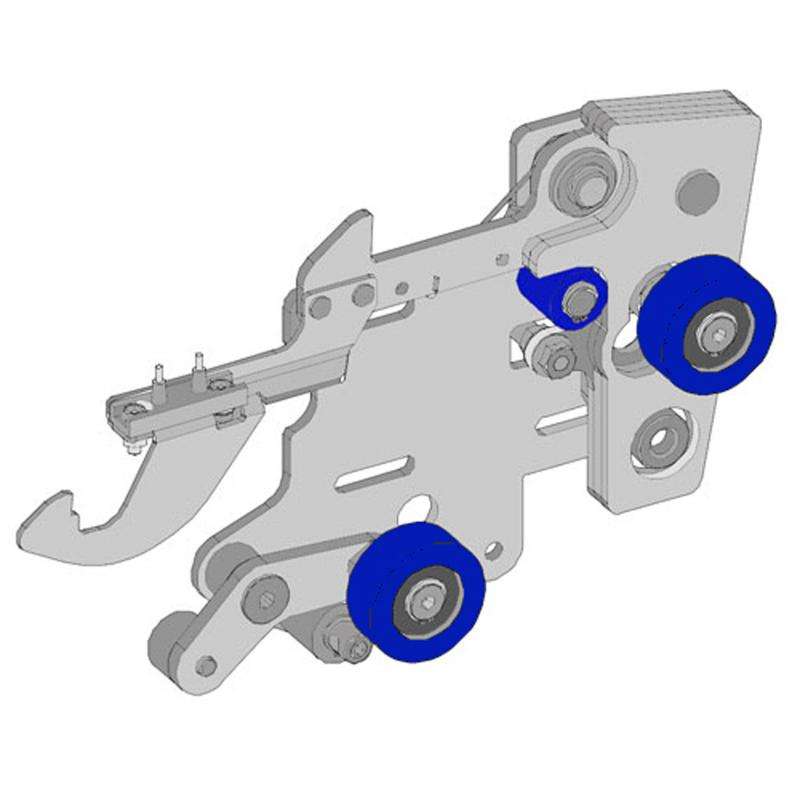 BL-B153ABIX13 | 1X CONJUNTO DE CERRADURA DE PUERTA DE PISO ÚNICA 2000US PARA S2-4-6Z, ESTÁNDAR 'L'