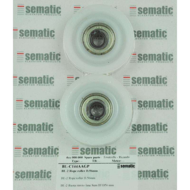 BL-C144AAGP | 2 X RUEDAS PARA CABLE D.56MM (SEM III)