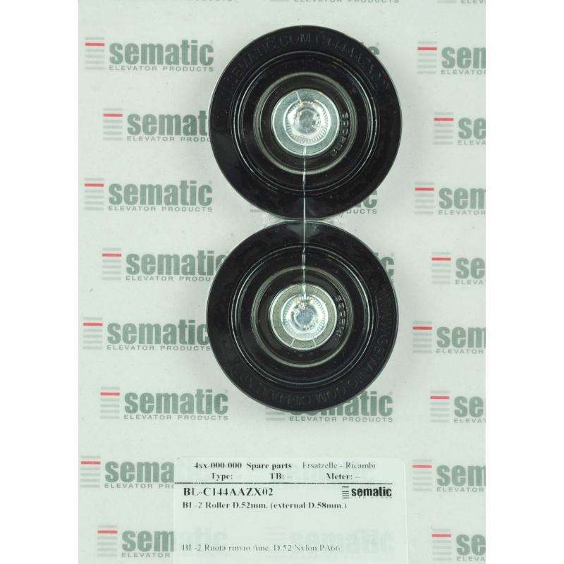 BL-C144AAZX02 | 2 X RUEDAS D.52MM (EXT.58MM)