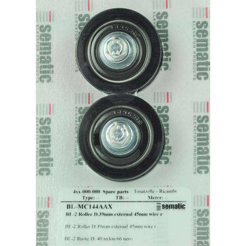 BL-MC144AAX | 2 X RODILLO PARA CABLE D.45MM (EXTERNO)